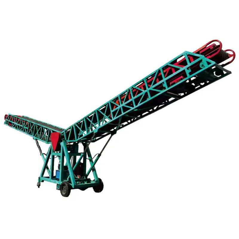 Double-Wing Telescopic Conveyor - Belt Conveyor - Longyu Industrial Conveyor Components