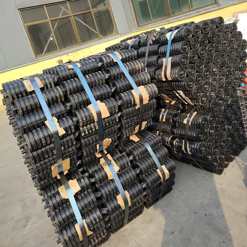 Impact Resistant Conveyor Buffer Roller Idler for Feeding Chute - Conveyor Rollers - Longyu Industrial Conveyor Components
